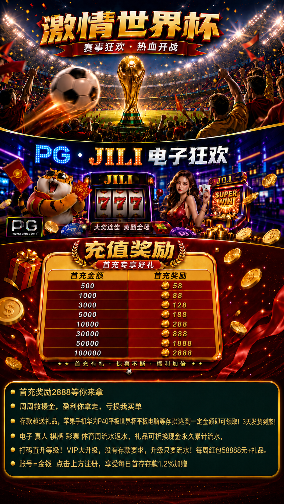 激情世界杯 PG JILI 电子狂欢